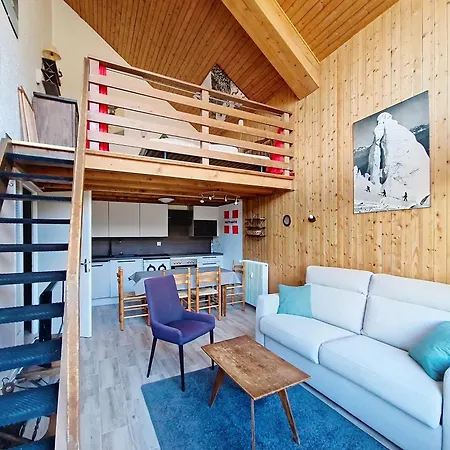 דירה Castel Des Neiges Csa7 Centre & View 6 Pers *
